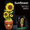 Plant Building Brick Kit - Sunflower by Wizardi F07N11-17-2(116)